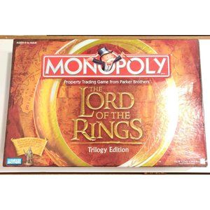 Monopoly The Lord of the Rings Trilogy Edition Open Box Sealed Game Pieces